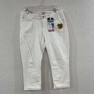 Levi's Modern Crop White Jeans Size 16